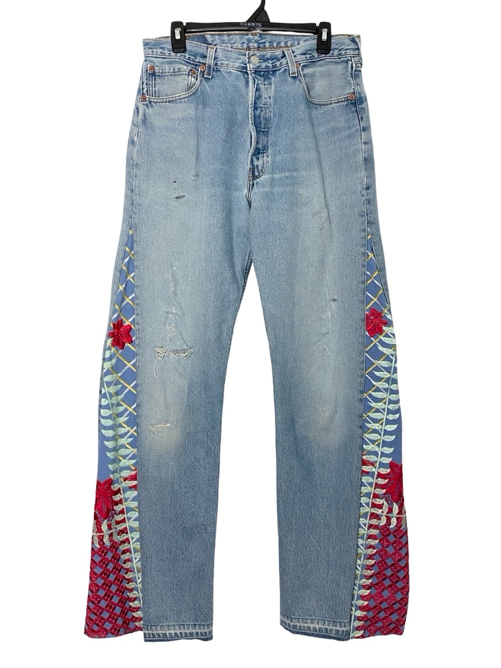 Vintage Levi's 501 Custom Jeans Waist 30 31 Womens Size 12 Large OOAK Levis USA